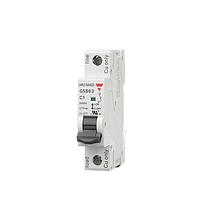 Carlo Gavazzi GSB631PC16 ອຸປະກອນປ້ອງກັນສະເພີມ Thermal-Magnetic Single-pole UL1077, 277VAC 16 Amps, C-curve ມີຂາຍືດ lug terminals. ອັດຕາການຕັດການ 5kA.