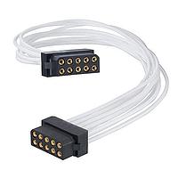 Harwin M80-FC21005L0-0150F ການປະກອບສາຍສະເພາະ 2X10 FML-TO-FML