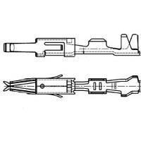 AMP Connectors - TE Connectivity 963711-1 ຂໍ້ຕໍ່ MICRO TIM REC-CONT