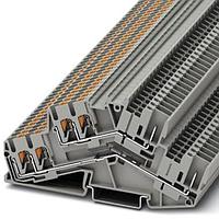 PHOENIX CONTACT 3210605 DIN Rail ຂົ້ວຕໍ່ສາຍ PTTBS 2,5-TWIN/2P BU