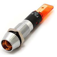 Mallory Sonalert FL1M-8CJ-2-Y110V ອິນດິເຄເຕີ LED YEL 8MM NUT 110VAC/DC