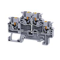 Altech CPDL2.5/DB ບລັອກສິ້ນສຸດລະດັບຄູ່ DIN Term Blk Push-In Dbl Level