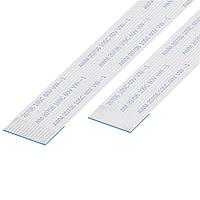 GCT (Global Connector Technology) 05-15-A-0203-A-4-06-4-T ເສັ້ນສາຍຕໍ່ລົງ FFC / FPC 0.5mmP. FlatFlexCble, 15Contact, Conductor SameSide, Len203mm/8in, Tin Plt