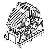 Schaffner RT8532-8-4M8 Current Compensated Choke 8A 4.8mH 3-Wire Vert PCB Mounting