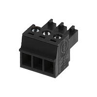 Molex 39510-0003 ປລັກ 3.81MM ຢູໂຣປ ປລັກ RA URO PLUG RA BLK 3CKT
