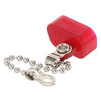 Molex / FCT 173112-0103 ຝາຄຸ້ມຝຸ່ນ/ກັນນ້ຳເຊື້ອ 9P DUSTCVR W/TETHER Low-Density PE ແດງ