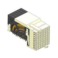 Amphenol FCI 10115910-101LF ຮັບຂໍ້ VSe AIRMAX R/A RCPT 54P, ການກົດດັນນ້ອຍ PRESS-FIT