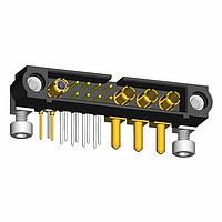 Harwin M80-5L20842M7-03-334-01-314 ພາວເລີ້ຍໄປບອດ 8+3+1 ຕໍ່ຕຳແໜ່ງ ຜູ້ຊາຍ Sgnl+Pwr+Coax Hrzt