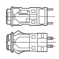 Omron Electronics M2PA-7010-1 ສະຫນັກສະຕິກອຸປະກອນ Switch Hardware INDICATOR L.P.B