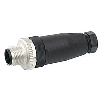 Murrelektronik 7000-12761-0000000 ຕົວເຊື່ອມ M12 ຜູ້ຊາຍ 0 ສາຍສາມາດເຊື່ອມຕໍ່ດ້ວຍການສະກຣວ, 5 ເຂດ, ສູງສຸດ 0,75mm 6-8mm