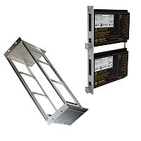 Bel Power Solutions HZZ00846 ອຸປະກອນຈົດພະລັງງານ DIN Rail ແຜງຫນ້າ; ເຄື່ອງແປງ DC-DC Q-SERIES; 128.4x40.3x2.5mm; ອະລູມິນຽມ EN AW 5005 H14/24;; ELOX; G08-Q01