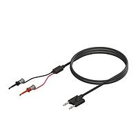 Cal Test Electronics CT4457-100 ສາຍສະເໜີຈອງ Coax Monitor Cable Double Banana Plug to MiniPro Clips Breakout, Cable Assembly