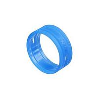 NEUTRIK XXR-6NEO ຕົວເຊື່ອມ XLR ແວງສີສຳລັບສິ້ນສາຍ XX, RX, ແລະ CAT6A - ສີນີອອນຟ້າສົ່ງແສງສີນີໃນຄືນ