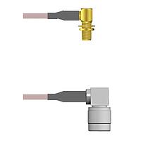 Amphenol Custom Cable Q-2Q04U000R024i ສາຍສະບັບ RF SMA-RJB/TNC-RP G316D 24I