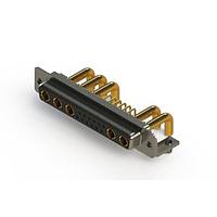 EDAC 630-17W5650-4N3 ຕູ້ຕິດຕໍ່ D-Sub ປະສົມມຸມຂວາ ຕູ້ຕິດຕໍ່ພະລັງງານ Combo D-Sub