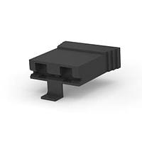 AMP Connectors - TE Connectivity 521702-2 ຂໍ້ຕໍ່ 250 FASTON HSG. REC. 9.8MM2P ສີດຳ