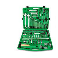 TOPTUL GCAI130T0 ດຣ. Flank Socket Wrench Set (1/4"&1/2" 130 PCS 6PT)