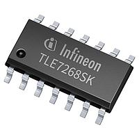 Infineon TLE7268SKXUMA1 ຕົວສົ່ງຮັບ LIN ເສັ້ນເສັ້ນດຽວອິດສະຫຼະສອງຕົວ ໃນເຄືອຂ່າຍລົດຍົນ ICS