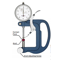 TECLOCK SM-130LW Dial Thickness Gauge (50mm/0.01mm)