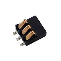 KYOCERA AVX 009155003001016 ຕູ້ຕໍ່ແບດເຕີຣີ 3P 3 ທາງ .4um ທອງ ມີ BRKT 1.2/1.5mm