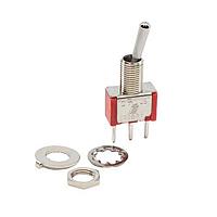 E-Switch 100SP1T1B1M3QEH ສະຫນັບສະຫນູນ Toggle 5A 120VAC/28VDC On-None-On Wire Wrap