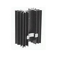 Aavid 533722B02552G ອຸປະກອນລະບາຍຄວາມຮ້ອນ, Dual TO220, ຕັ້ງຕົ້ນ, 5.7 C/W, ຮູ 2.67mm, 25.4x18.29mm, 2 Clip #52