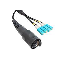 Bulgin PXEB5403C005 ສາຍສະບັບຫຼາຍໂມດ 4 ຊ່ອງ ເຊື່ອມຕໍ່ຈາກປລັກໄປຫາຄອນເນັກເຕີ SC