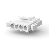 AMP Connectors - TE Connectivity 3-480425-0 ຕູ້ແບັດເຕີຣີ & ປະຕູກເຊື່ອມ 04P CMNL PLG HSG (125 C)