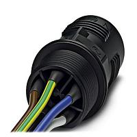 PHOENIX CONTACT 1419427 ຕົວເຊື່ອມຕໍ່ມິດຕຣິກຮູບວົງມົນ QPD W 5X1,5 M25 0,25 BK B-S