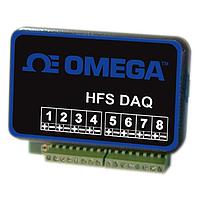 OMEGA HFS-DAQ ເຄື່ອງບັນທຶກຂໍ້ມູນເຊື່ອມຕໍ່ຄວາມຮ້ອນ 8 ທາງເຂົ້າຕ່າງ (Thermocouple, Heat Flux, Analog: 8 DIFF)