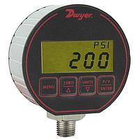 Dwyer DPG-204 ເຄື່ອງວັດຄວາມດັນດິຈິຕອນ, ຄວາມແມ່ນຢູ່ໃນຂໍ້ຜິດພາດ ± 0.25%, NEMA 4X, ຈໍສະແດງ 4 ໂຕອັກສອນ, 2 ເປັນສັນເຊື່ອງເຕືອນ (Gauge, 50 psi, NPT Male, 1/4 in, IP66, NEMA Type 4X)