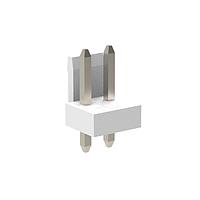 Amphenol Commercial Products G5202113TEU ຫົວຂໍ້ສະແດງ & ກອງສາຍສົດ Power Header 3.96mm Pitch STR DIP,1x2Pin,Matte Tin,NY66,White