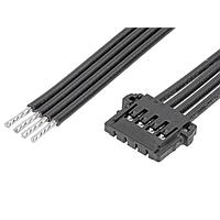 Molex 219657-2040 ສາຍສະແຕນລະດັບພິໂຄ-ລອກ F-S OTS Cbl Assy SR 50mm Au 4Ckts Blk