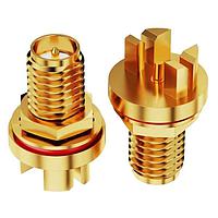 GCT (Global Connector Technology) RFPC-SMA33-FN-095-A ຕົວເຊື່ອມ RP-SMA, ຕິດບົດ PCB, BHJck, ສ່ອງສຸດ, ມີ O-ring 6GHz, IP68/69K, ຄວາມຫນາ 0.8mm PCB