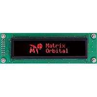 Matrix Orbital OK202-25-OR-E ຈອກສະແດງ OLED OLED 20 X 2 ແດງ ອຸນຫະພູມຂະຫນາດກວ້າງ