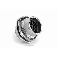 Amphenol SINE Systems RT071823PNH03 ຕູ້ຕໍ່ຕ່າງ Receptacle, Jam Nut, 23 ຕຳແໜ່ງ, ຜູ້ຊາຍ, ຂະໜາດ Shell 18, ມີ Silicone Seal