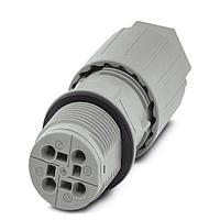 PHOENIX CONTACT 1424002 ຕົວເຊື່ອມມາດຕະຖານວົງກົມ QPD W4X2,5 6-10 M25 DT GY