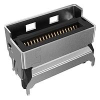 Amphenol Commercial Products G97V21312HR ຕູ່ມິດ PCI Express / PCI MCIO,R/A,85OHM,38P,30U,1.5MM