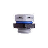 Amphenol LTW VENT-PS1YGY-N8002 ຕົວເຊື່ອມຕໍ່ມາດຕະຖານຮູບວົງມົນສຳລັບການປ່ອຍຄວາມດັນ, M12 ພລາສຕິກ, ມີກະກູ່, M12x1.5, ການດັບສະບັບສະກຣູ, > 3000ml/min ທີ່ 7 kPa, ePTFE (ກະທົບນ້ຳ), ສີເທົາ, IP69K