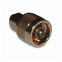 Amphenol RF 192109 ຕົວແປ RF - ລະຫວ່າງຊຸດ FME NIPPLE PLUG ໄປຫາ N PLUG