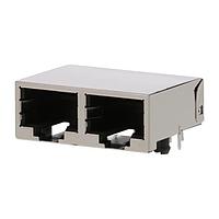 Molex 44560-0002 Ganged MODJACK RA COMPACT CAT 5 PTH SHIELDED