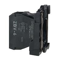 SCHNEIDER ZBV6 ບລັອກຕິດຕໍ່ ໜ່ວຍໄຟສະຫຼອງປຸ່ມກົດ 22MM 250V XB5