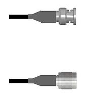 Amphenol Custom Cable Q-0N058001A008i ສາຍສັນຍານ RF BNC-SP/TNC-SP RG59 8I