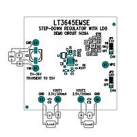 Analog Devices DC1428A ບອດທົດລອງ LDO Voltage Regulator LT3645EMSE ? VIN = 5V to 36V