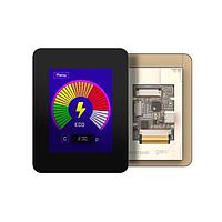 4D Systems GEN4-ESP32-28CT-CLB ໂມດູນສະແດງອັດສະຫຼາດ 2.8", 240x320 ພິກເຊວ, ໂມດູນສະແດງອັດສະຫຼາດທີ່ມີ ESP32 SoC ຝັງຢູ່ພ້ອມກັບເບດເລນປົວຈຸດສະເລີຍ Capacitive Touch Cover Lens Bezel