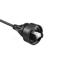 Bulgin PX0896/3M00 Cat 6 Flex Conn IP68 RJ45 ເຖັງສິ້ນເປັນສາຍ 3M