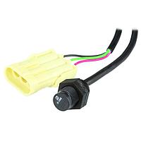 Honeywell SR4P3-C1 ອຸປະກອນສັນຊາດ Hall Effect / ອຸປະກອນສັນຊາດສາຍແຟງມາເກຕິກ .4 Vdc, ອອກສິນຄ້າ Sink ແບບລົດແບບພລາສຕິກ ເປັນຮູບລອດຊີລິນເດີ