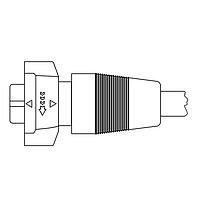 CONXALL CA62805PP07990 ສາຍສະເພາະ Mini-Con-X Insta-Click 5#20 Pin ຕົວຕົວຕົວຕົວຕົວຕົວຕົວຕົວ 79"