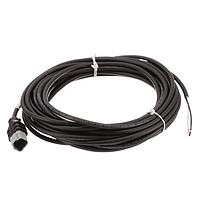 Amphenol SINE Systems AT04GY-2P-N-TPE-M10 ການປະກອບສາຍຄອດຮູບແບບ Single Ended 2 Position Receptacle Single-Ended Molded Cable Assembly. ສີດຳ TPE, ໃຊ້ຕົວເຊື່ອມ AT04-2P, ຄວາມຍາວ 10 ແມັດ