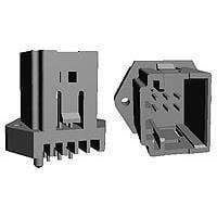 AMP Connectors - TE Connectivity 953363-1 Headers 6W MQS STRAIGHT HDR W EAR